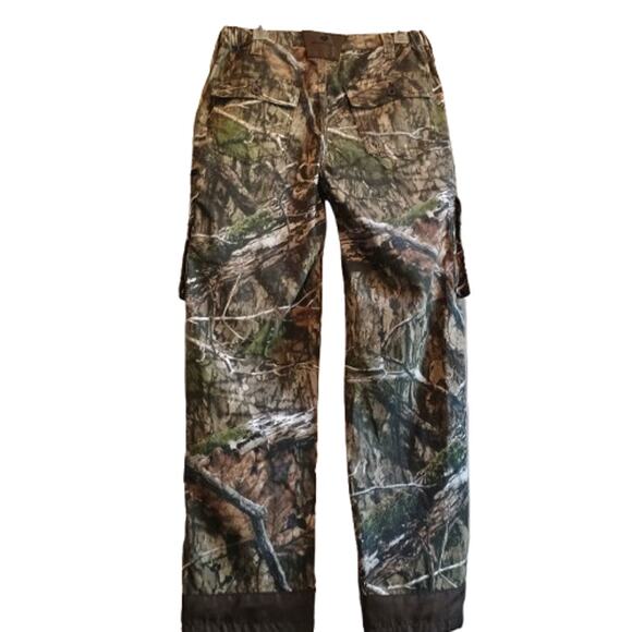 Mossy Oak Small 28-30 Camo Cargo Pants MO Country DNA Hunting Outdoor Stretch S - Picture 3 of 16